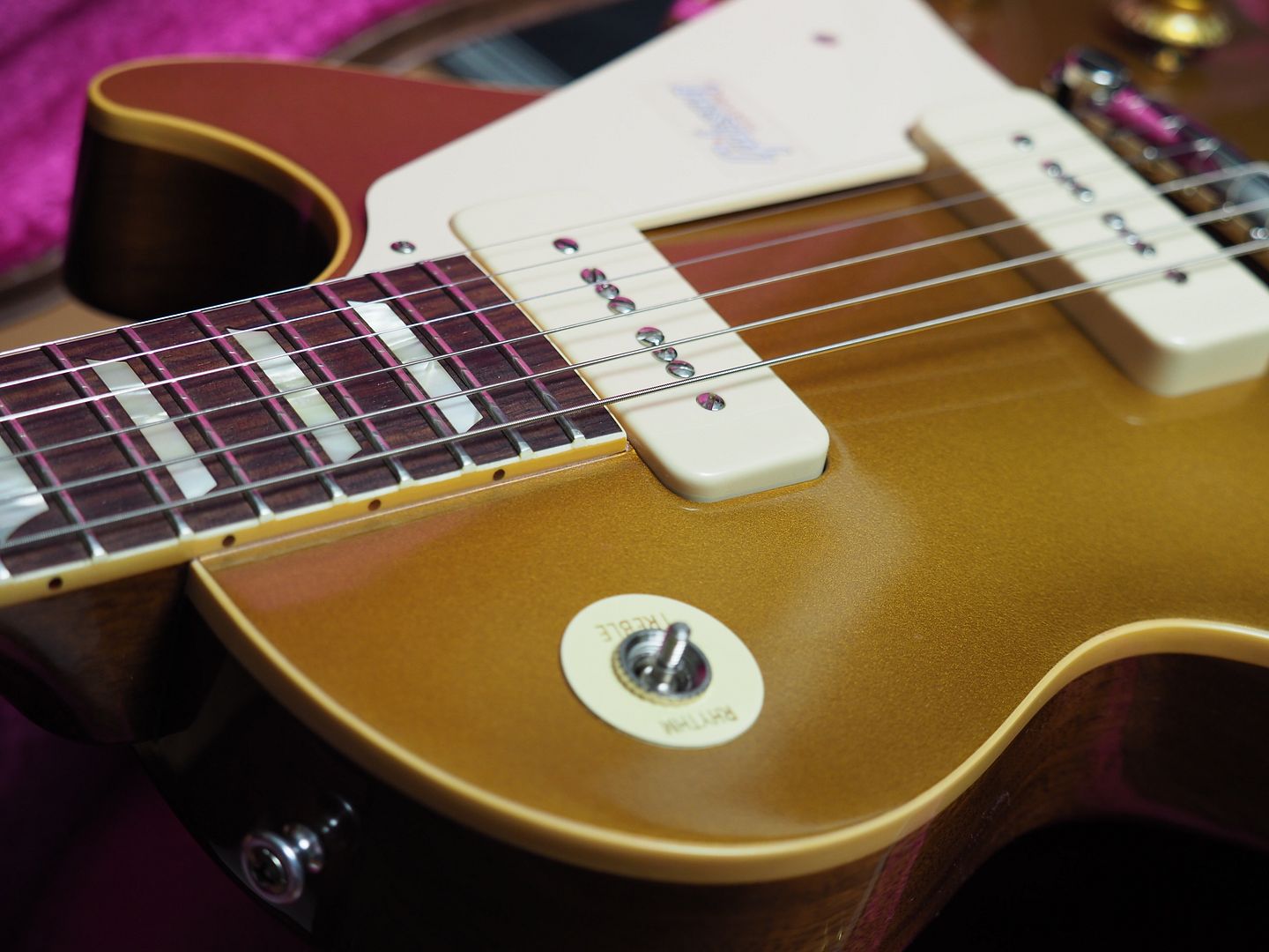 2017 Gibson Antique Gold Top Les Paul '54 R4 Standard P90s Wraparound